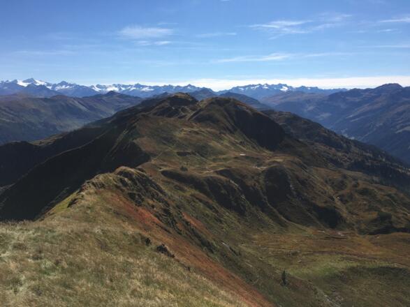 Blick Süd - Großvenediger und Hohe Tauern