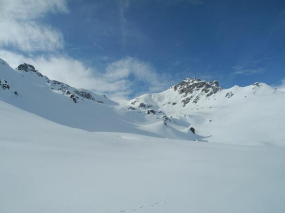Blick zum Hippoldjoch und der Hippoldspitze