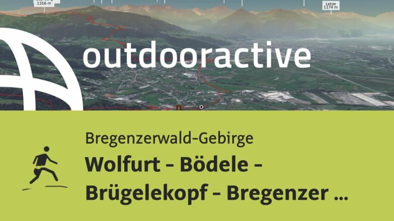 Trailrunning-Strecke im Bregenzerwald-Gebirge: Wolfurt - Bödele - ...