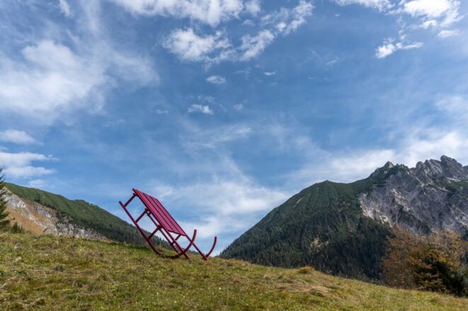 Schlitten von Liddy Scheffknecht