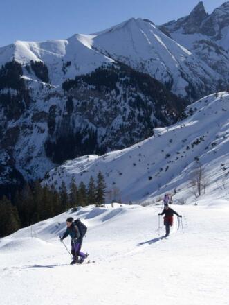 Noch ist der Anstieg nicht zu steil ...