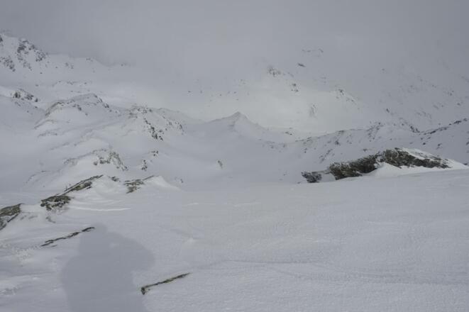 Die Abfahrt zur Vallruckalm