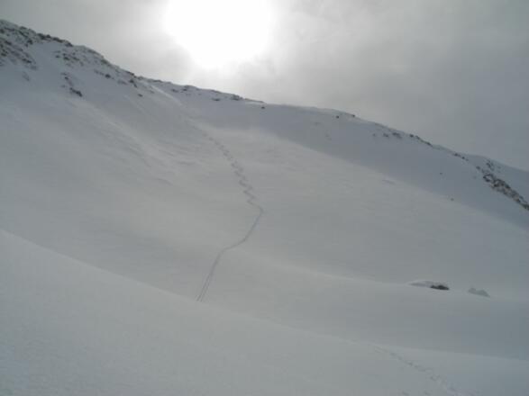 Abfahrt von der Grauen Wand