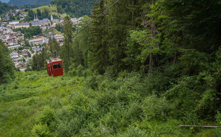 Gondeln der Obersalzbergbahn