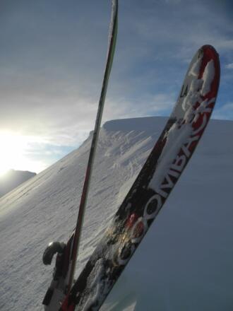 kleine Wechtenkletterei am Hobarjoch