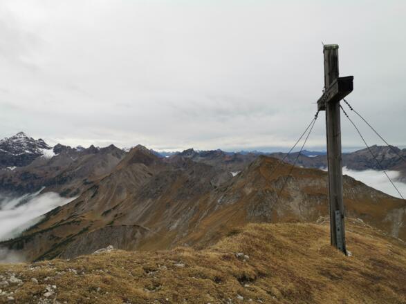 Blick vom Kastenkopf Richtung Hochvogel
