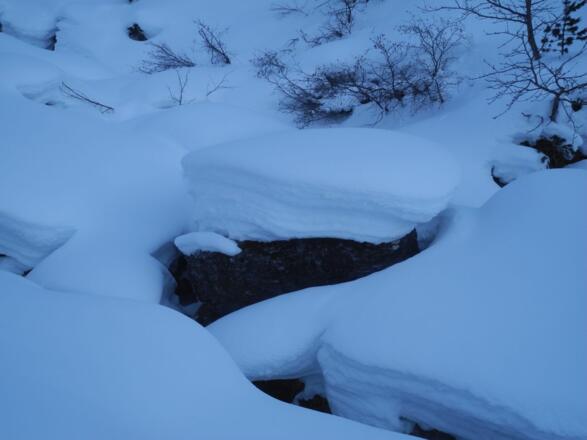 Bachquerung unterhalb der Weidenerhütte