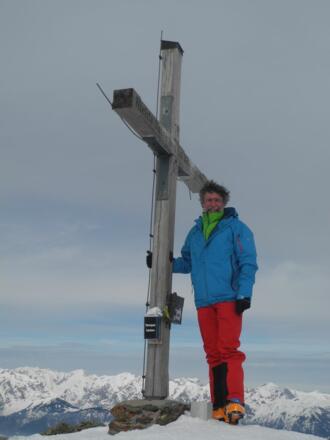Der Autor am Rosskopf (2576m), letzter Gipfel der Durchquerung