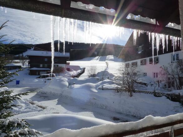 Der tolle Ausblick Richtung Alpspitze