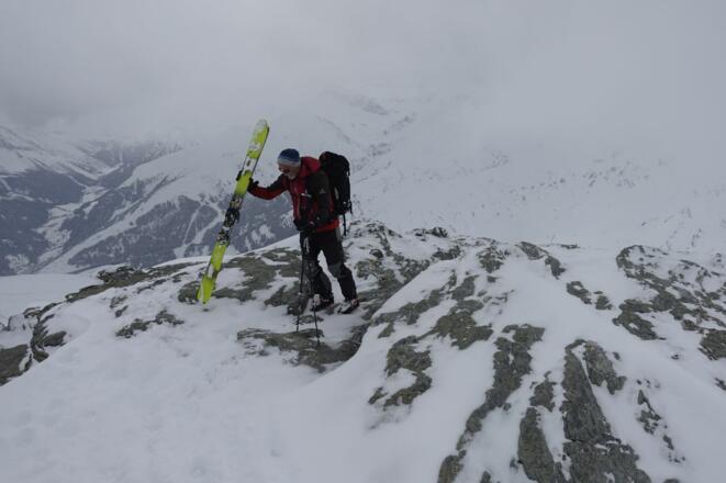 Die letzten 5 Hm auf den Rastkogel sind meist zum abschnallen