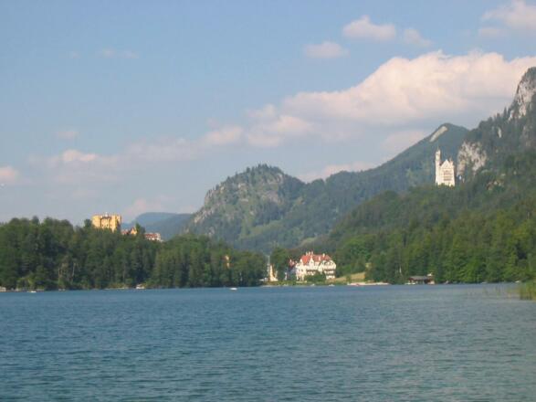 Alpsee mit den Schlössern