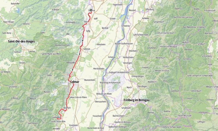 Tag 10, Oberenai - Guebwiller, 92 km