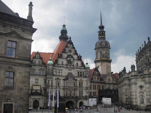 Dresden, Ständehaus und Schlosskirche