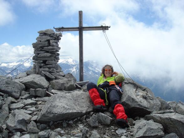 Am Gipfel der Wollbachspitze