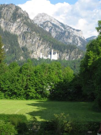 Blick vom Studiobalkon
