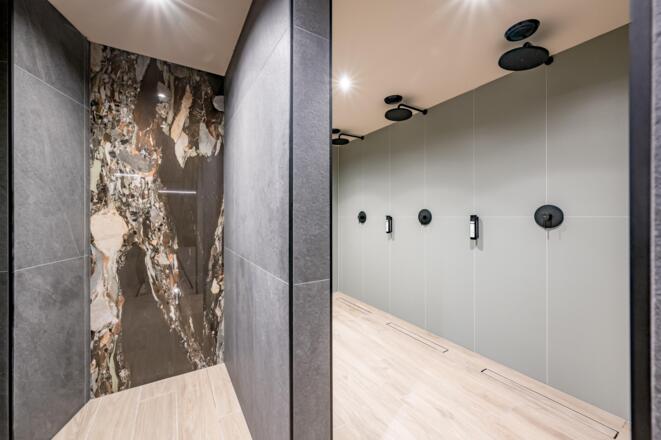 Dusche im Wellnes