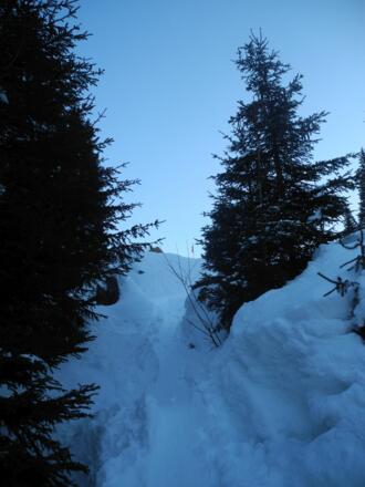 ...die letzten Meter zur Naviserhütte