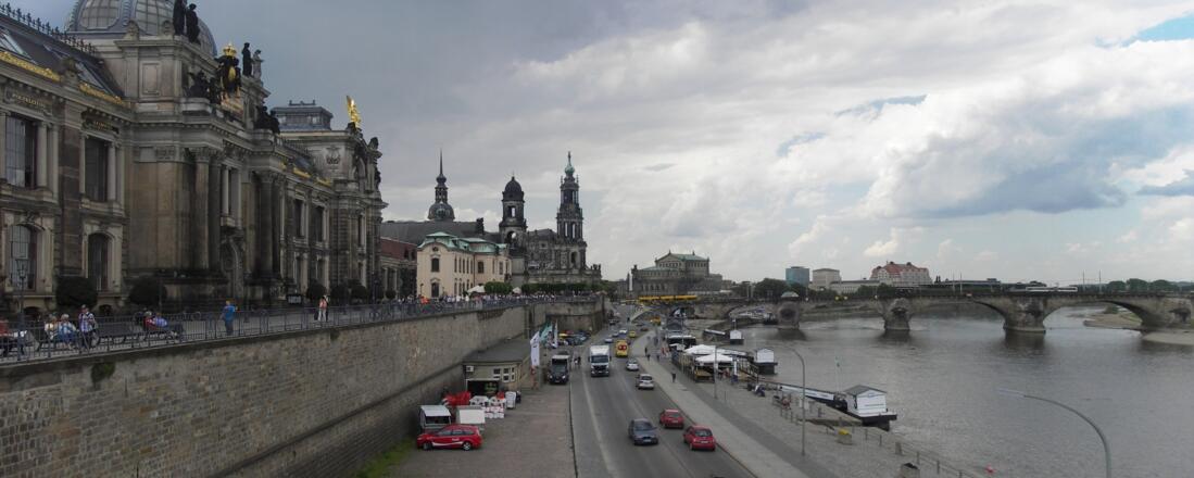 Blick zur Augustusbrücke