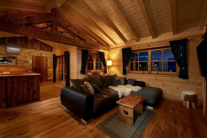 Alp-Chalet Wohnzimmer