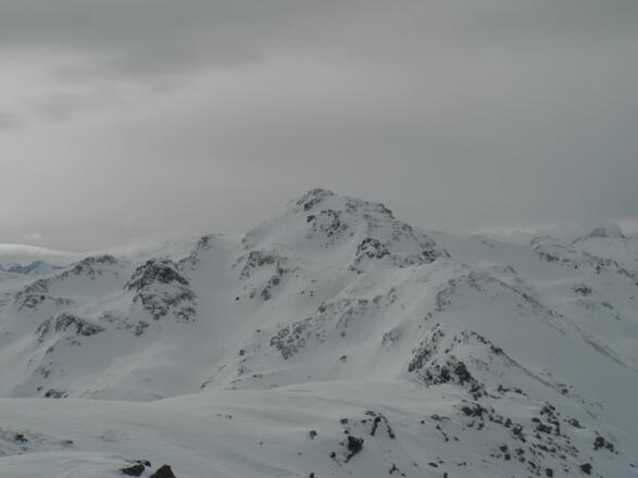 Rastkogel, gut zu sehen der obere Teil der Abfahrt