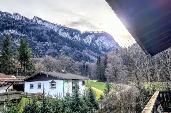 Ausblick vom Balkon