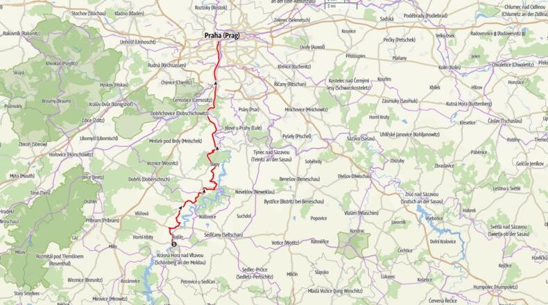 Tag 4, Kamik nnad Vitavou - Prag, 82 km