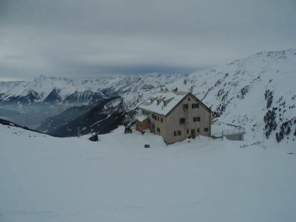 Rückblick zur Hütte