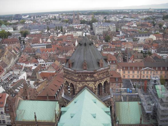 Strasbourg, Blick vom Turm