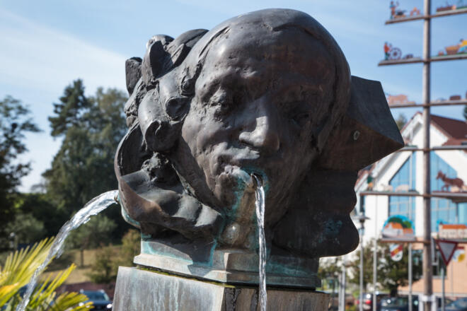 Brunnen in der Ortsmitte