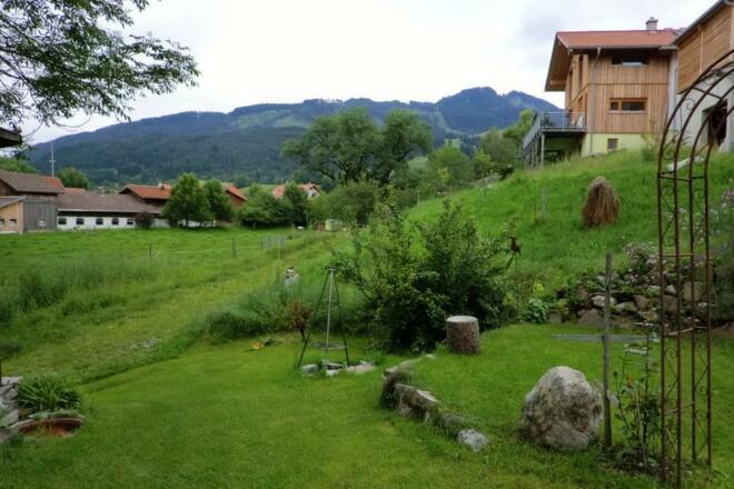 Blick zum Hausberg Alpspitze