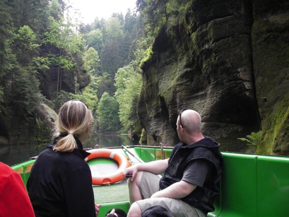 Bootsfahrt auf der Kamenice