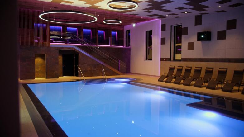 Abendstimmung Hallenbad