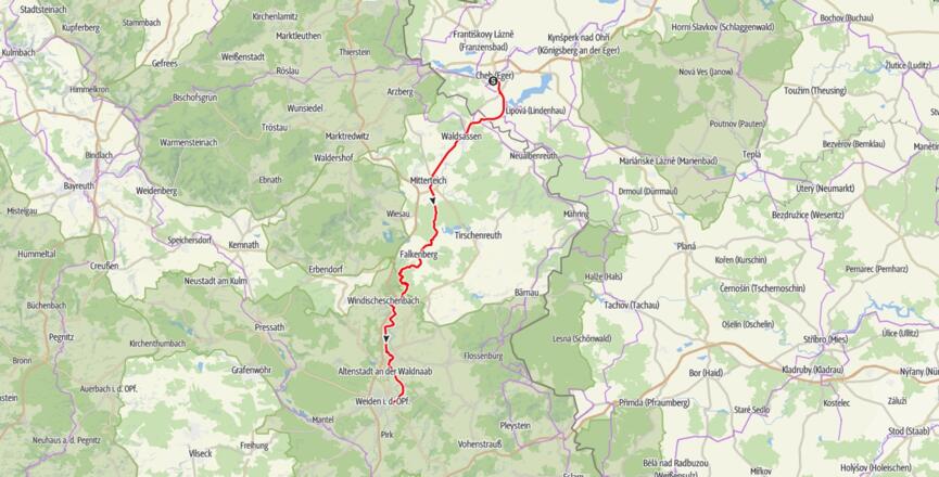 Tag 14, Eger - Weiden, 92 km