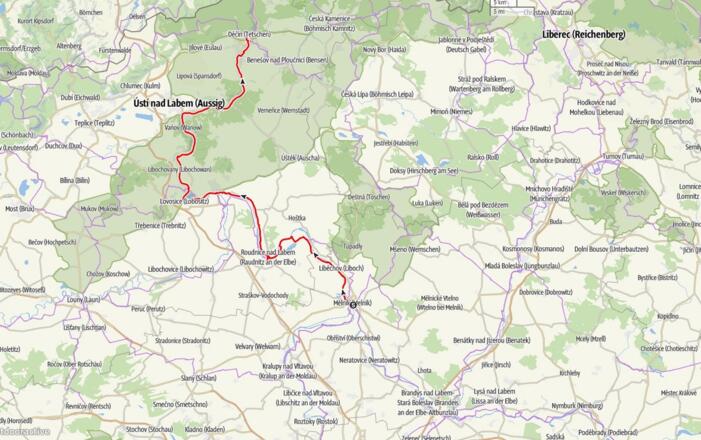 Tag 6, Melnik - Decin, 105 km