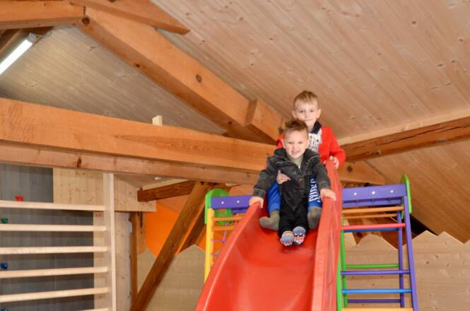 Erlebnisstodl beim Ferienhaus Ban Brösign für Kinder von 0-8 Jahre