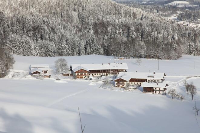 Ansicht von oben Gästehaus Kleinbuch