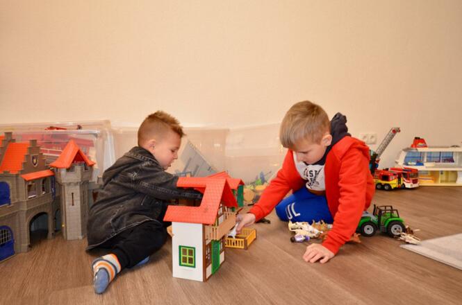 Erlebnisstodl beim Ferienhaus Ban Brösign für Kinder von 0-8 Jahre