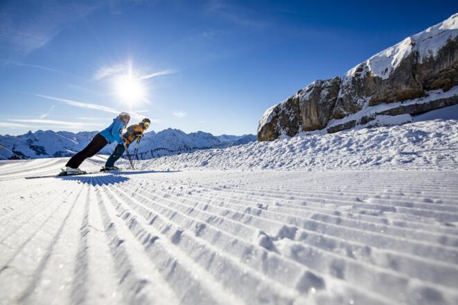 Skifahren am Ifen