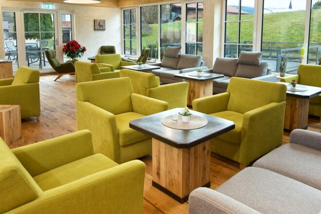 Lounge zum Sitzen, Lesen, Reden