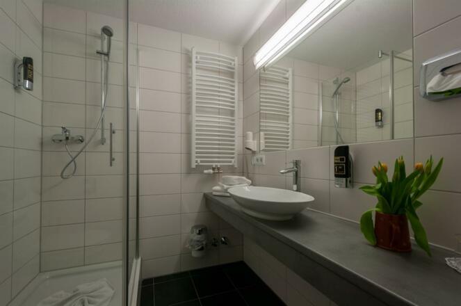 Badezimmer Hotel Kühbergalp