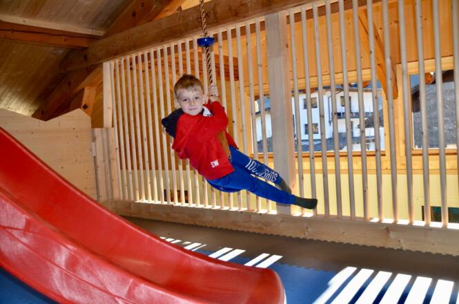 Erlebnisstodl beim Ferienhaus Ban Brösign für Kinder von 0-8 Jahre