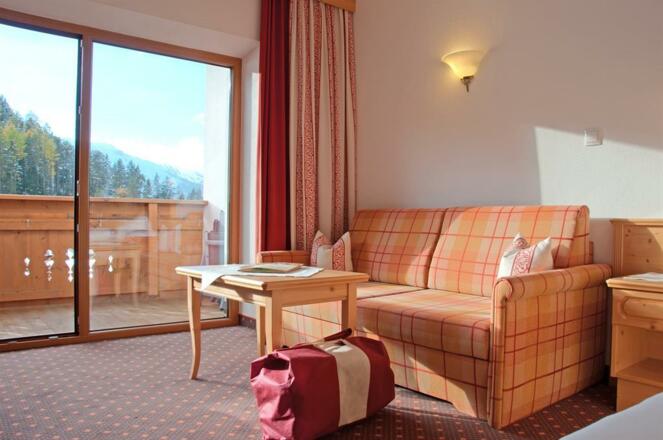 Geräumige Zimmer herrlicher Ausblick