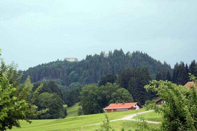 Blick auf die Ruinen