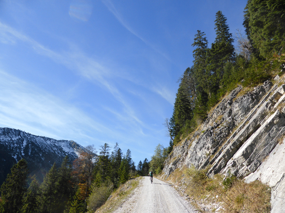 Auffahrt zur Enningalm