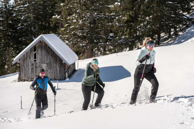 Schneeschuhwandern am Hörnle