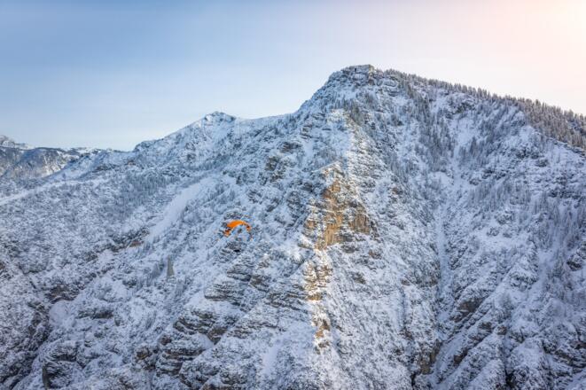 Paragleiter am Predigtstuhl