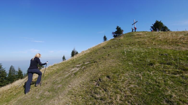Aufstieg zum Gipfel der Reuterwanne