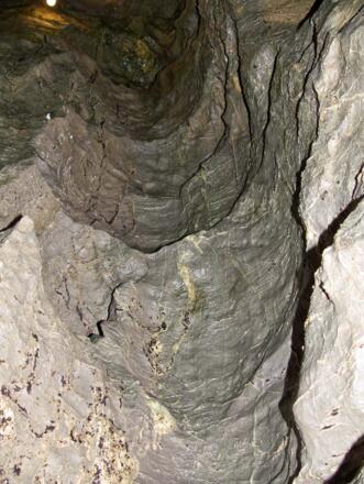 Gletschermühle in der Sturmannshöhle