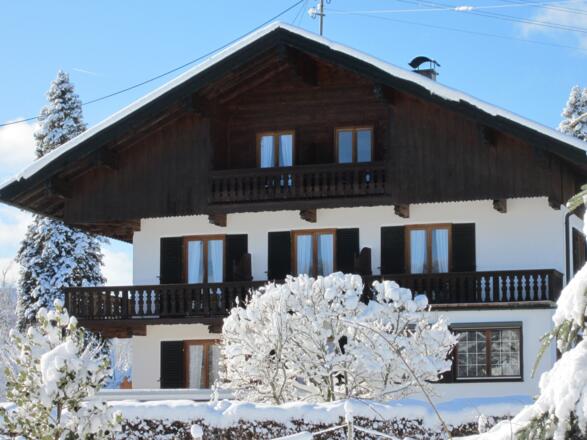 Haus Gartenheim im Winter