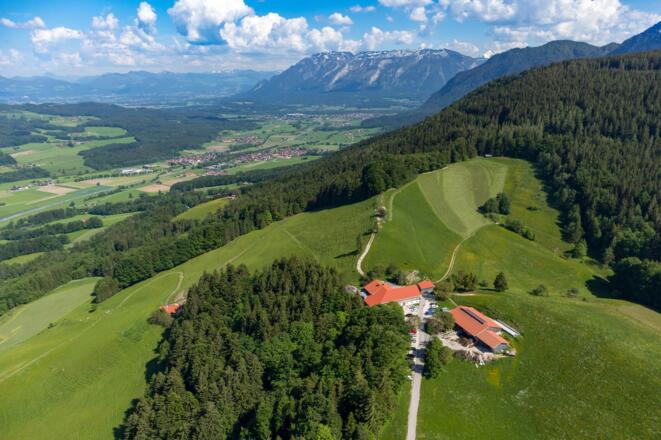 Fürman alm aus der Luft